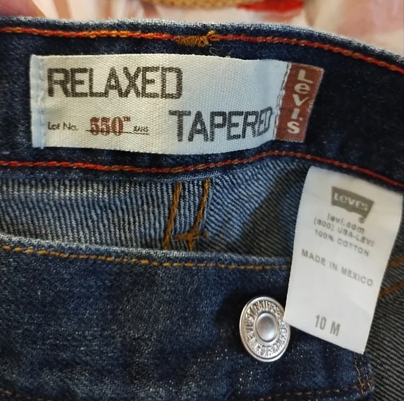Vtg Levis 550 Jeans Size 10 MIS L Relaxed Tapered Mom High Waist Made USA!!! - Picture 3 of 5